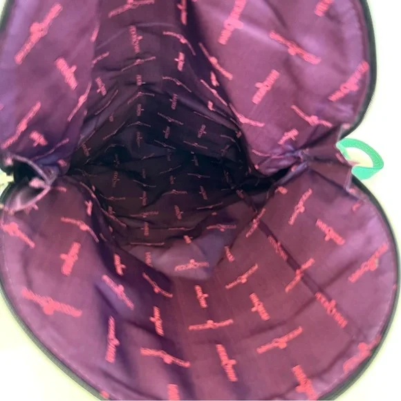 ANUSCHKA Multicolor Hand Painted Leather Wallet w Shoulder Bag Crossbody Satchel - Picture 12 of 16